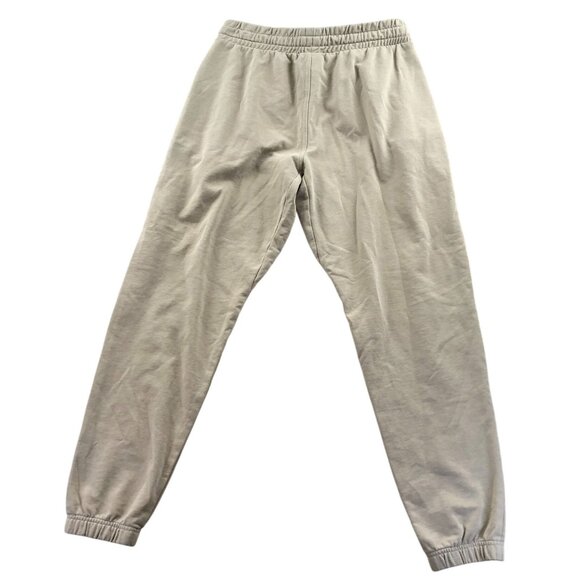 Gymshark Womens Jogger Pants Medium Beige Elastic Waist Pull On Casual Classic - Picture 2 of 15